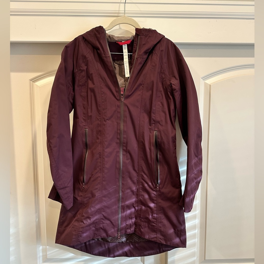 Lululemon Athletica Purple Rain Trench Jackt